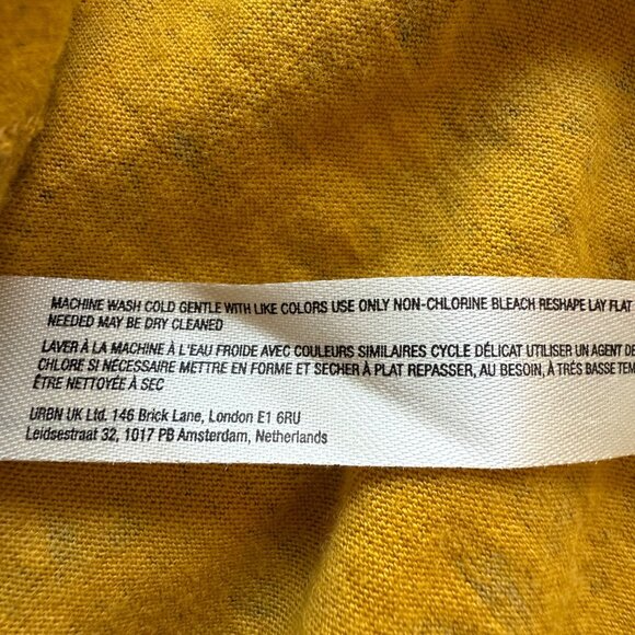 Anthropologie Daily Practice Size L Yellow & Gray Aztec Blouson Mini Dress - Picture 11 of 16